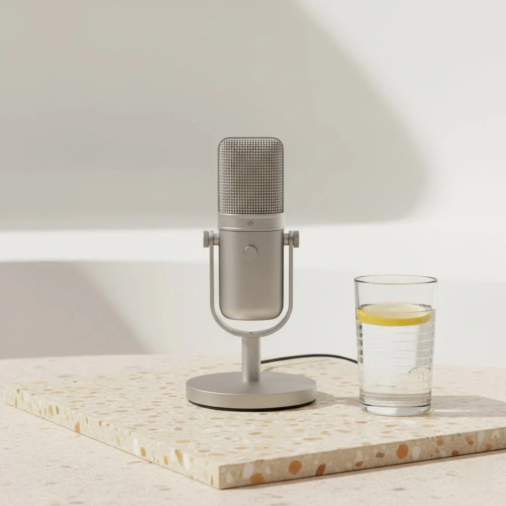 Kaotica Eyeball isolating a studio microphone