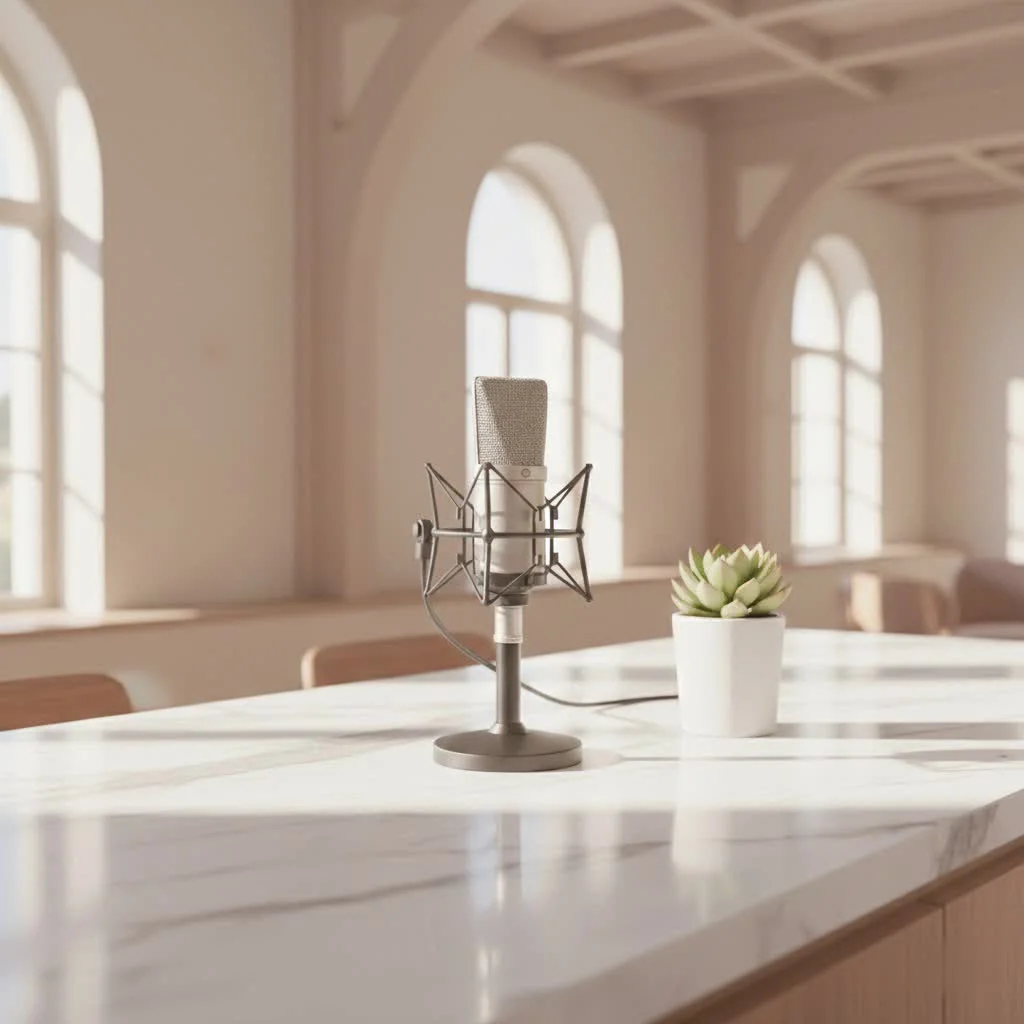 Audio-Technica studio microphone setup