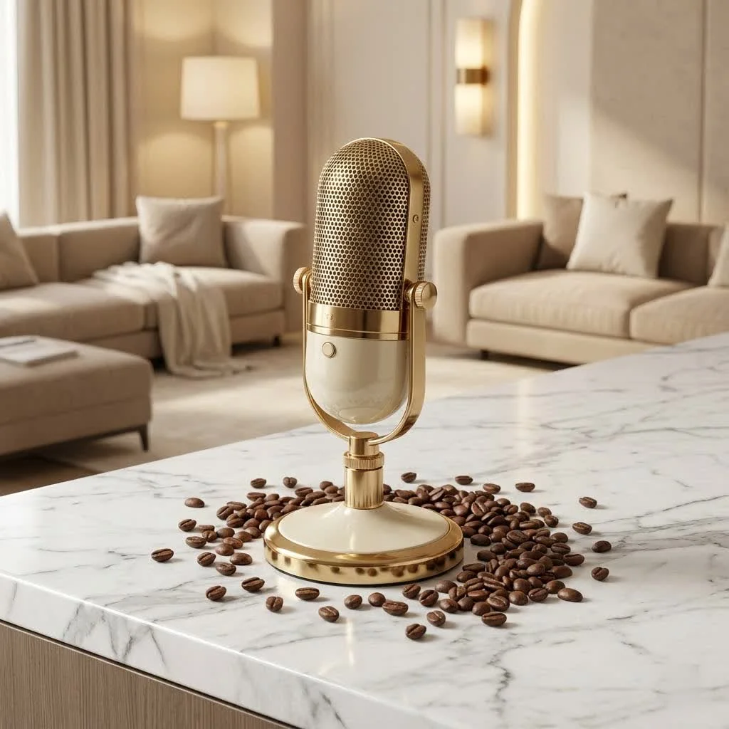 Studio microphone setup for music recording