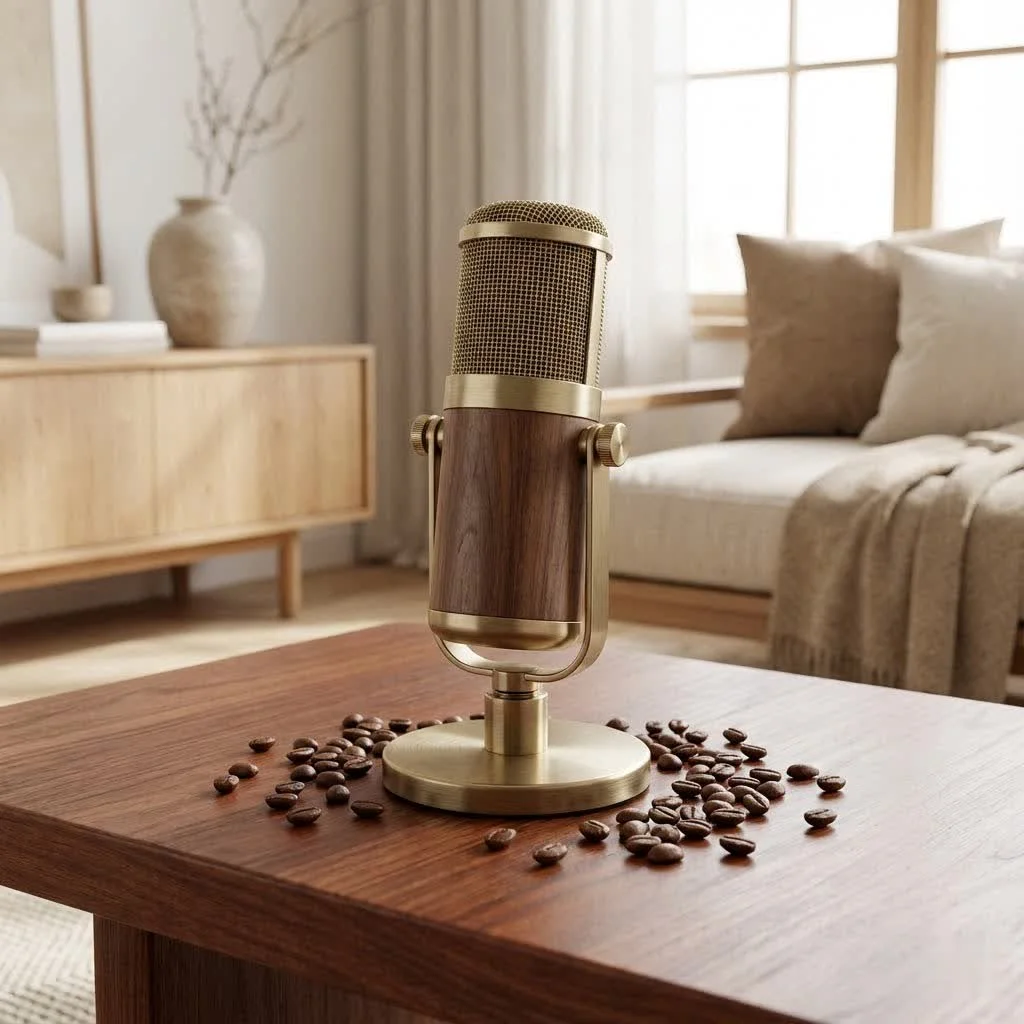 Samson C01 studio condenser microphone on a stand